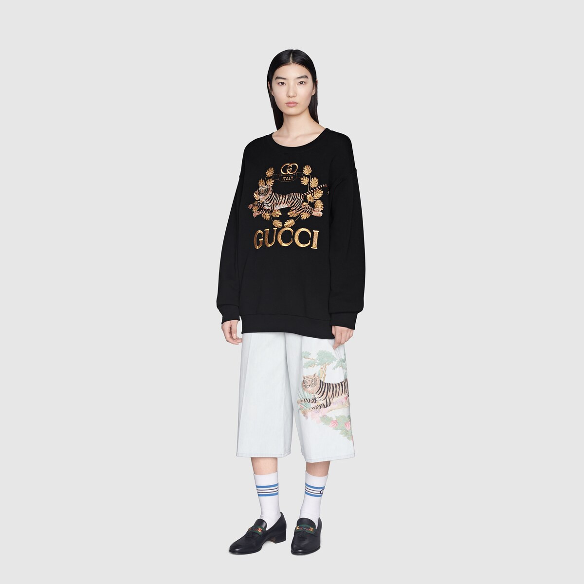 Gucci - Gucci Tiger sweatshirt with embroidery | Gucci (US)