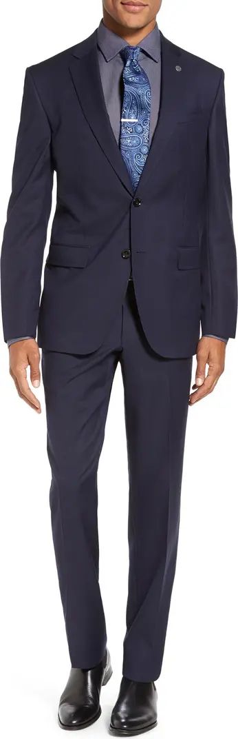 'Jay' Trim Fit Solid Wool Suit | Nordstrom