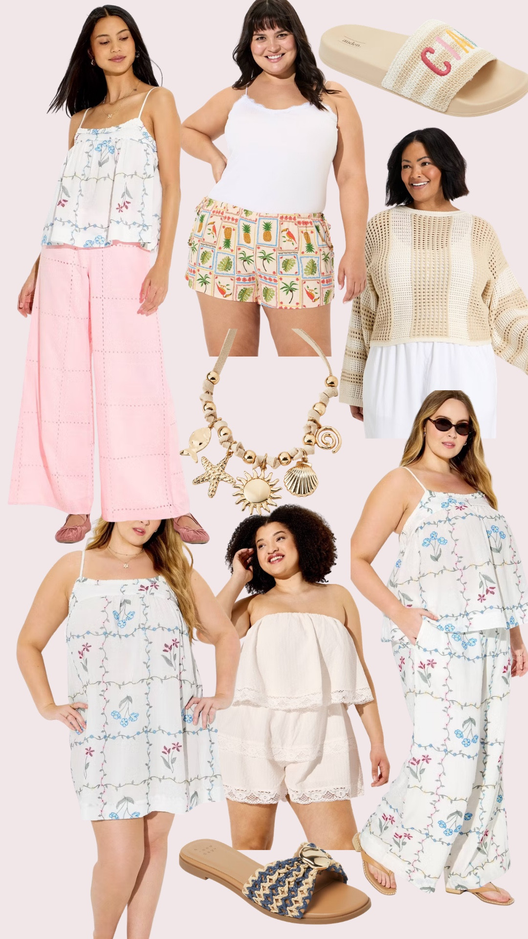 Target new arrivals for spring and summer! Love the florals, the embroidered pants and tops, the shells and sea vibes. 10/10 no notes! I ordered an3x in all 

#LTKPetite #LTKMidsize #LTKPlusSize