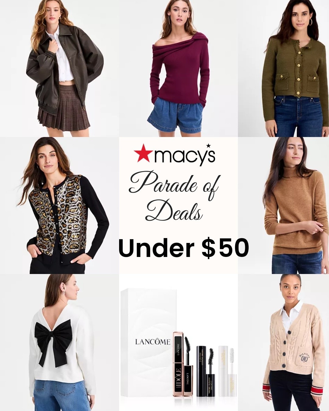 Shop stylish clothes and beauty favors during parade of deals! 

#LTKHoliday #LTKSaleAlert #LTKGiftGuide