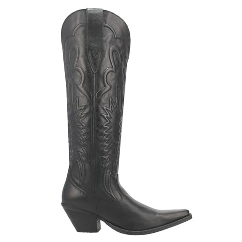 Dingo Black Raisin Kane 17 inch Women's Snip Toe Boots DI167-BLACK, Black, 7.5M | Amazon (US)
