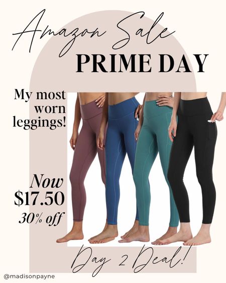 AMAZON PRIME DAY DEALS‼️ My most worn leggings are now only $17.50! They fit tts, I wear a size medium.
Amazon Prime Day is happening July 11 & 12. Shop all of Madison’s sale finds on her Amazon Storefront.

Leggings, Amazon, Amazon Prime Day, Prime Day Deals, Amazon Sale, Madison Payne

#LTKsalealert #LTKSeasonal #LTKstyletip