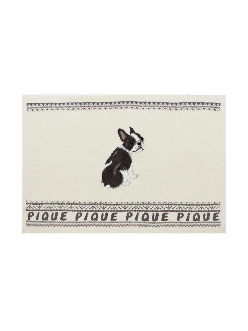 Men's Powder Nordic DOG Jacquard Blanket | Gelato Pique