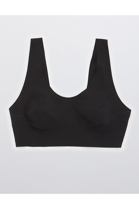 Aerie Real Free Padded Scoop Bralette Women's True Black XL | American Eagle Outfitters (US & CA)