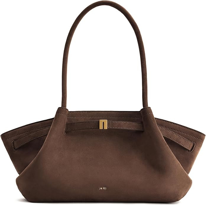 JW PEI Women's Hana Wide Faux Suede Tote Bag | Amazon (US)