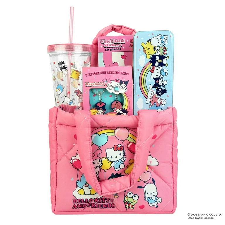 Hello Kitty and Friends Puffy Bag Valentines Gift Set | Walmart (US)