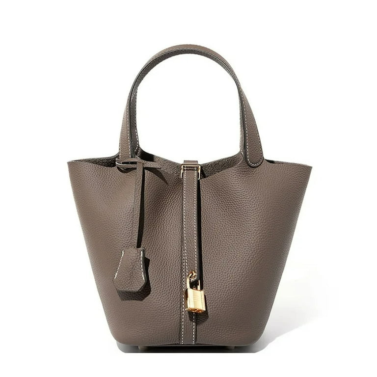 Premium Genuine Leather Bucket Bag - Elegant Handbag for Women - Walmart.com | Walmart (US)