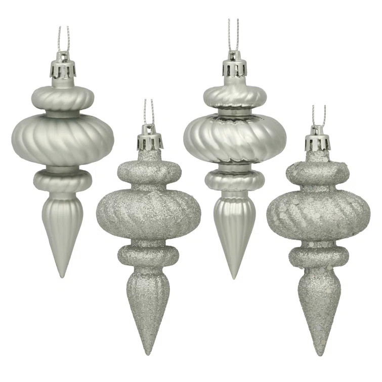 Assorted Christmas Finial Ornament (Set of 8) | Wayfair North America