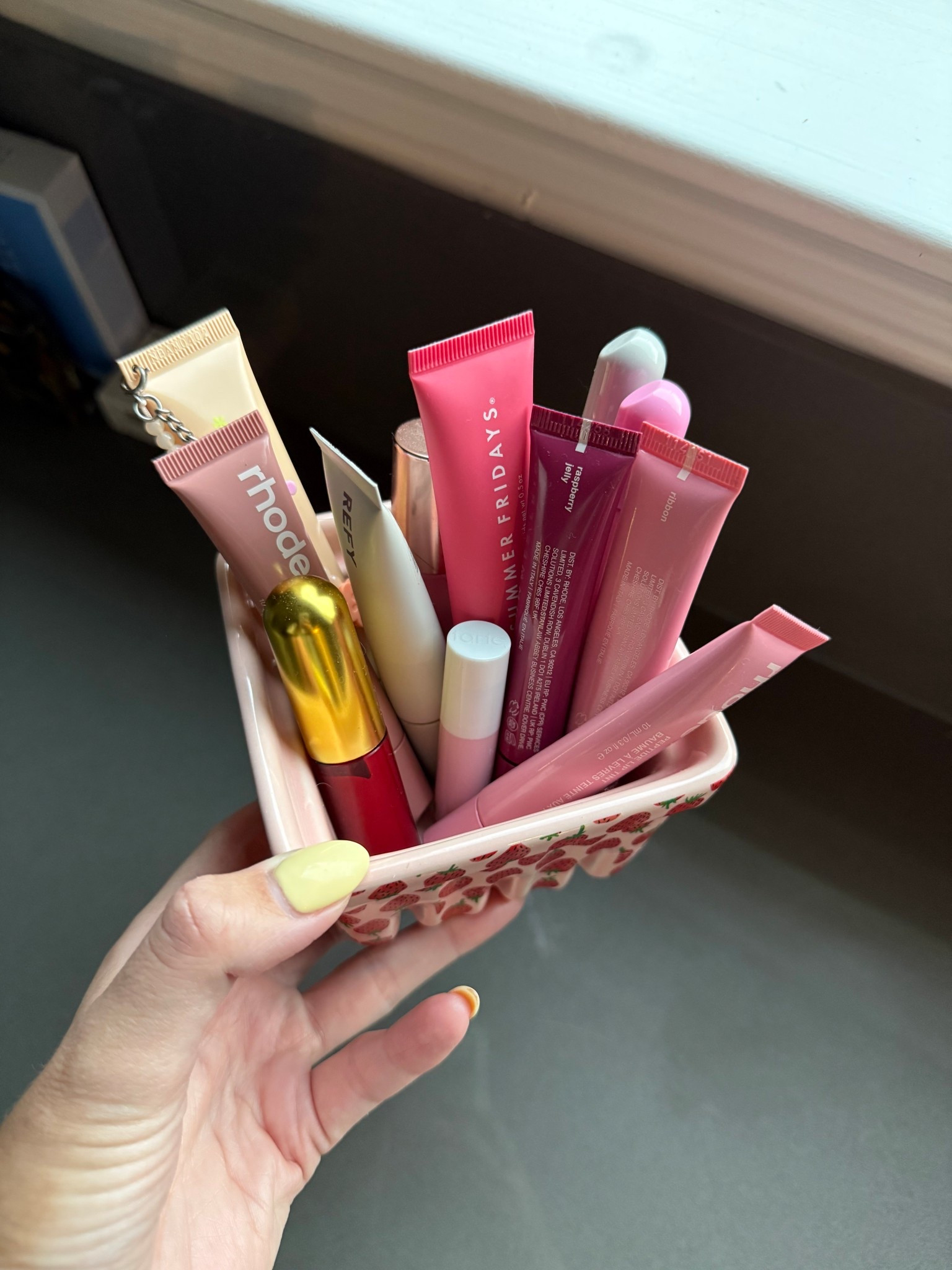 Still obsessed with my ceramic berry container for my lippies

#LTKdayinmylife #LTKHome #LTKselfcare