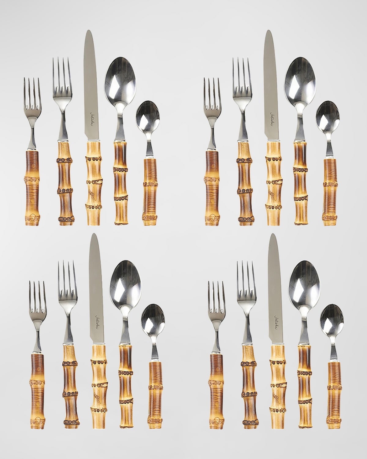Bamboo 20-Piece Flatware Set | Horchow