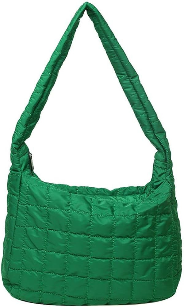 Women's Quilted Shoulder Bag Padded Tote Bag Large Capacity Hobo Purse Lightweight Nylon Padding ... | Amazon (US)