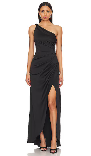 Biarritz Gown in Black | Revolve Clothing (Global)