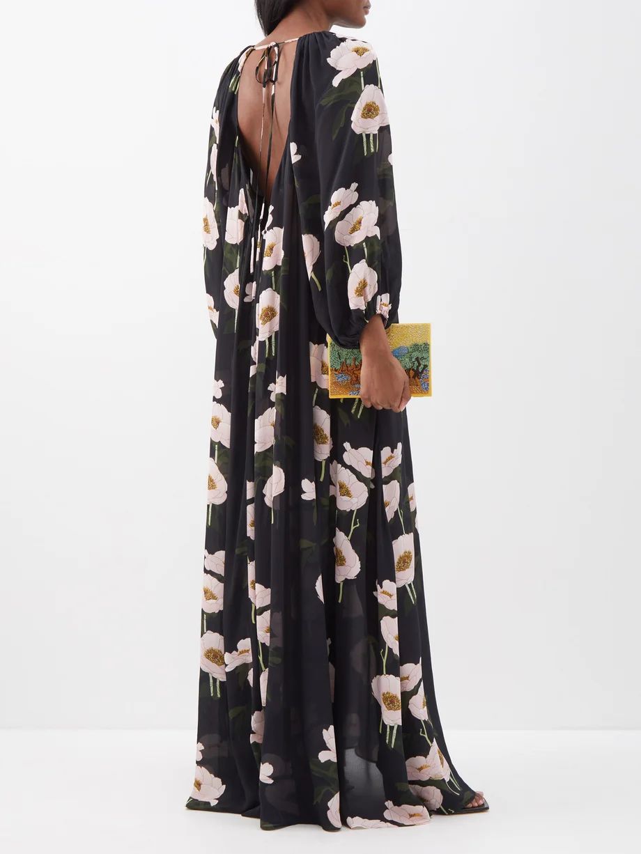 Frida floral-print chiffon gown | Matches (UK)