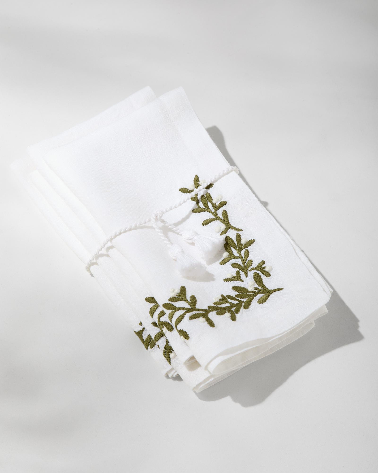 Mistletoe Napkins | Serena and Lily
