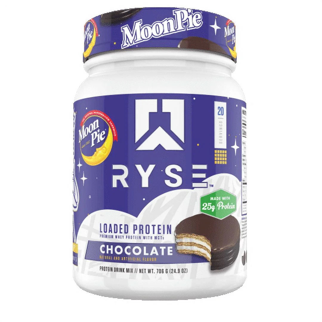 RYSE Loaded Protein Powder, Chocolate Moonpie, 20 Servings, 25g Protein per Serving, Post Workout... | Walmart (US)