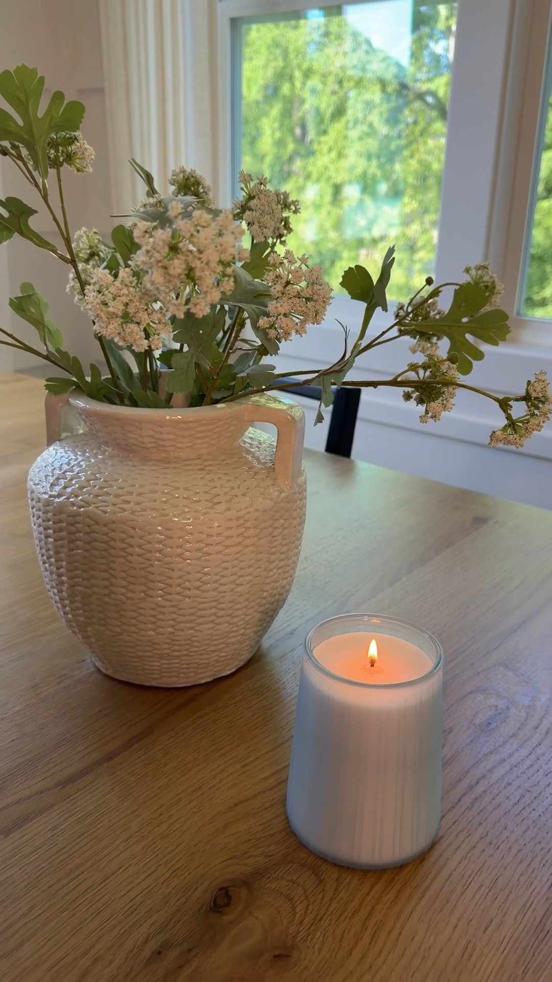 Candle, better homes and garden candle, modern Classic table styling, simple table styling, vase and florals, spring florals,
BGH candles, walmart candles 

#LTKmomlife #LTKMothersDay #LTKHome