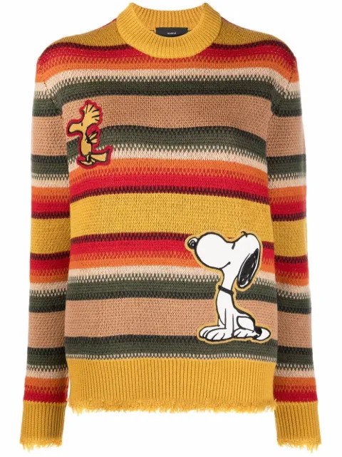 The Peanuts patch striped jumper | Farfetch (US)