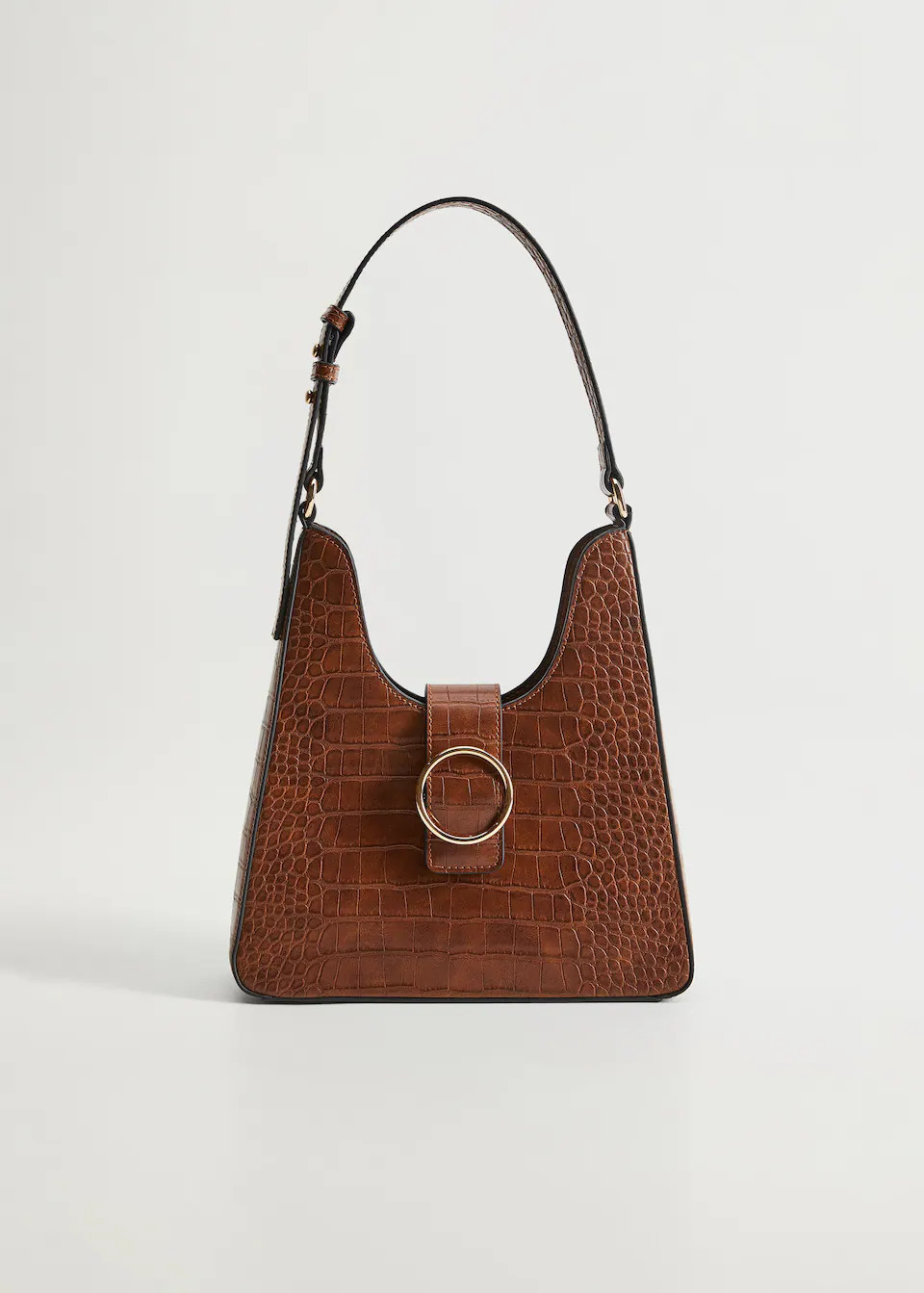 Croc-effect bag -  Women | Mango United Kingdom | MANGO (UK)