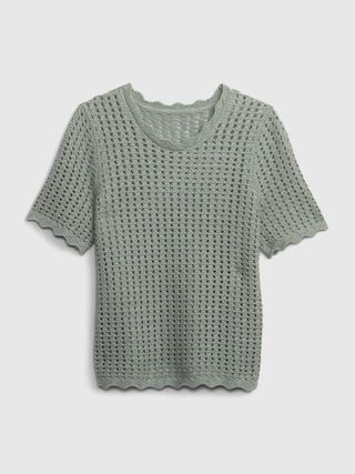 Crochet Crewneck Sweater | Gap (US)