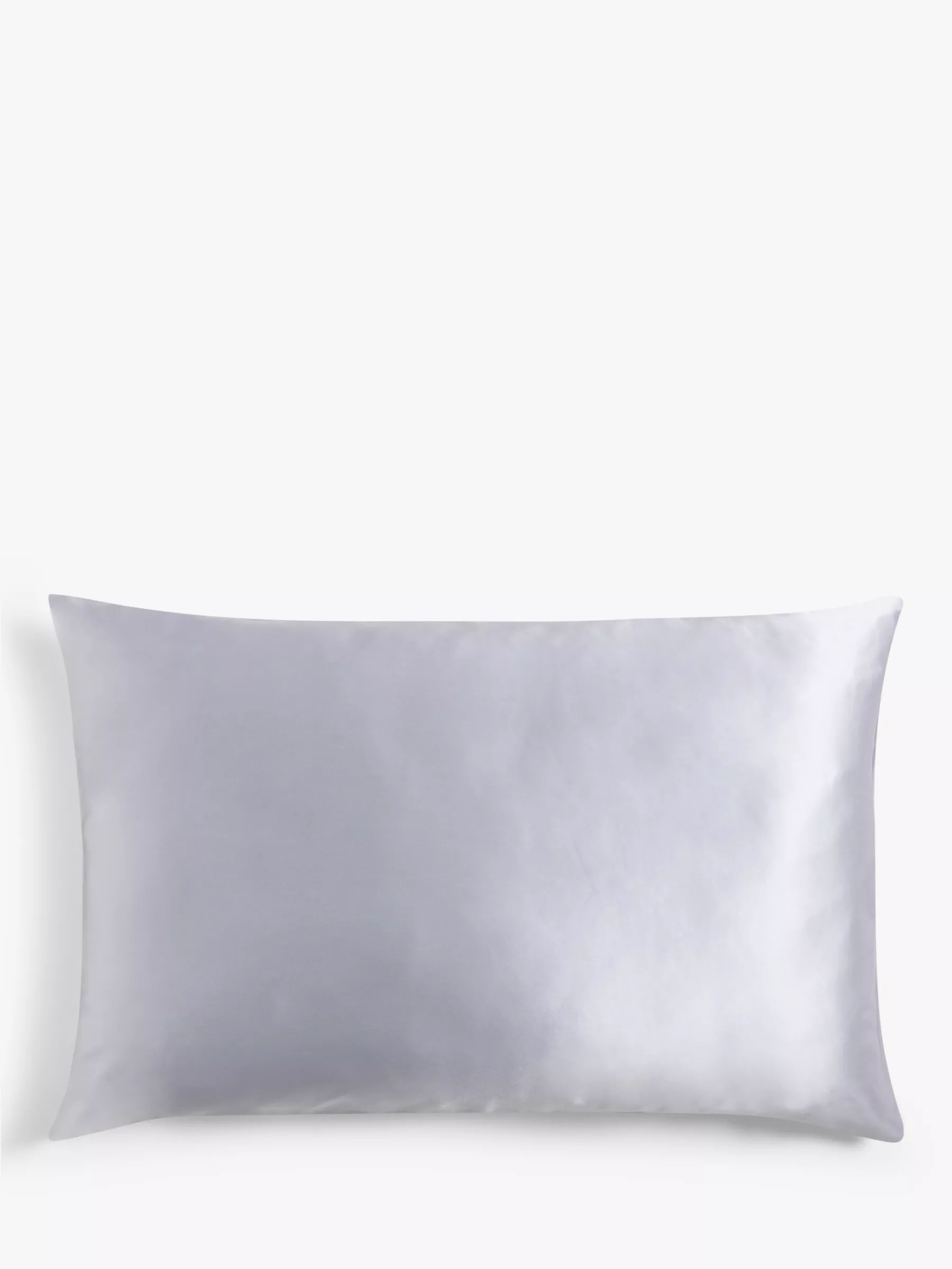 John Lewis Organic Mulberry Silk Standard Pillowcase, Pale Blue | John Lewis (UK)