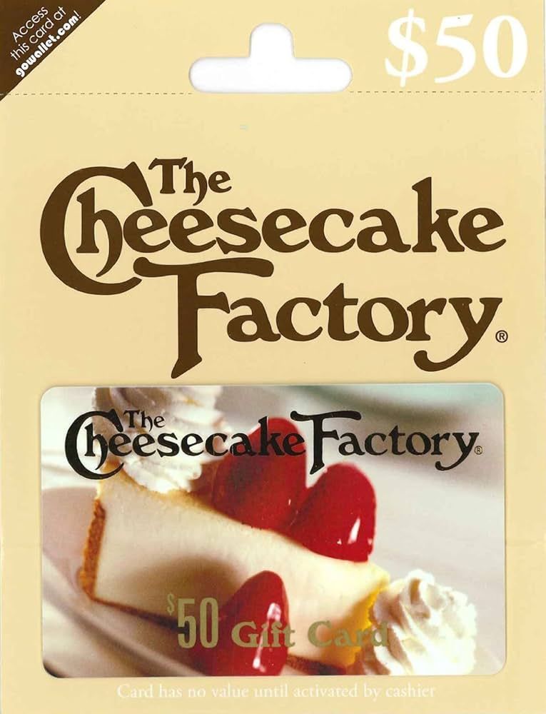 Cheesecake Factory The Gift Card | Amazon (US)