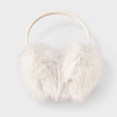 Fuzzy Earmuff - Universal Thread™ Cream | Target