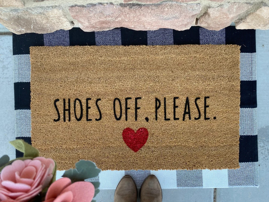 Shoes Off, Please. - Etsy | Etsy (US)
