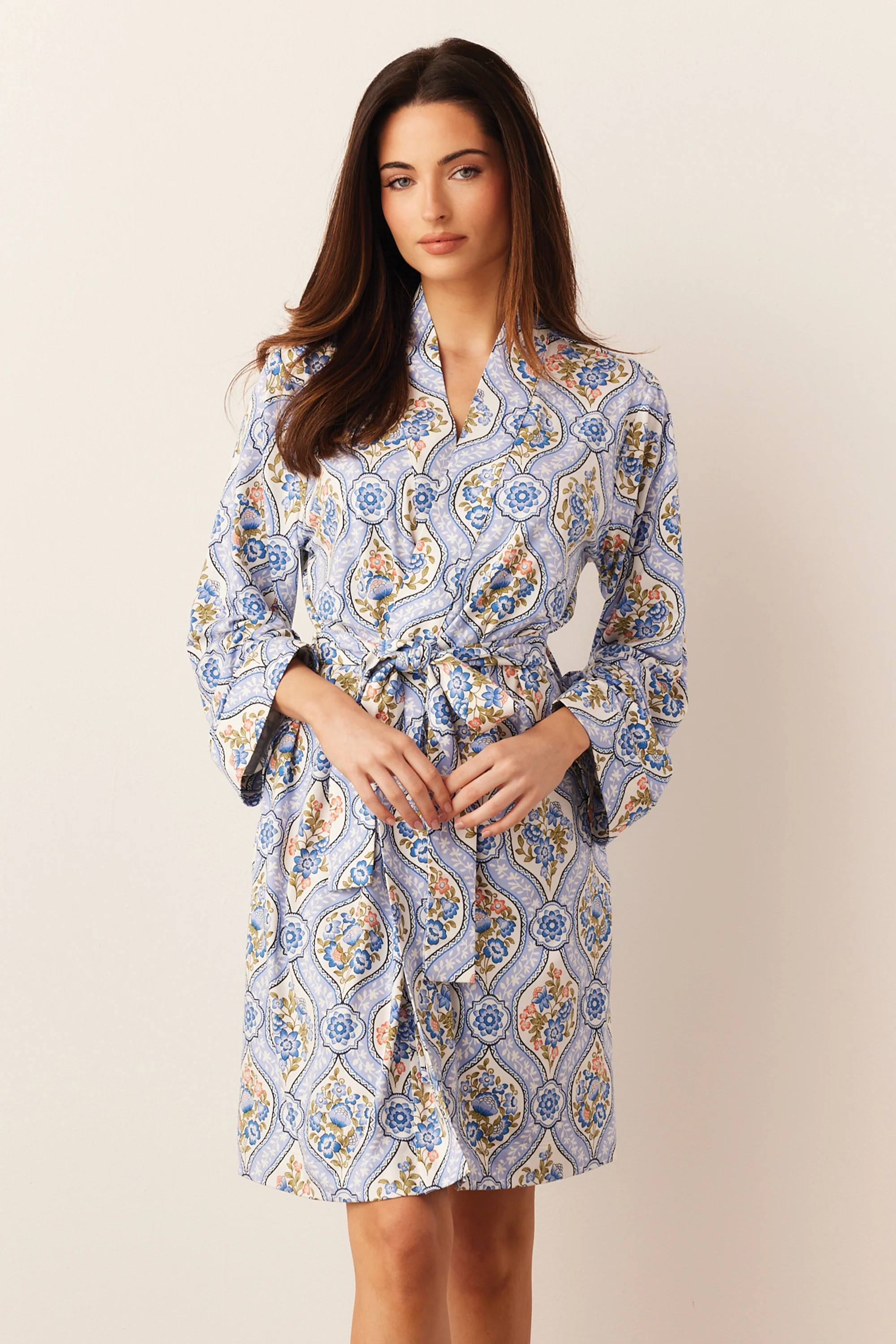 Meadow Classic Short Robe | Villeroy | MASONgrey
