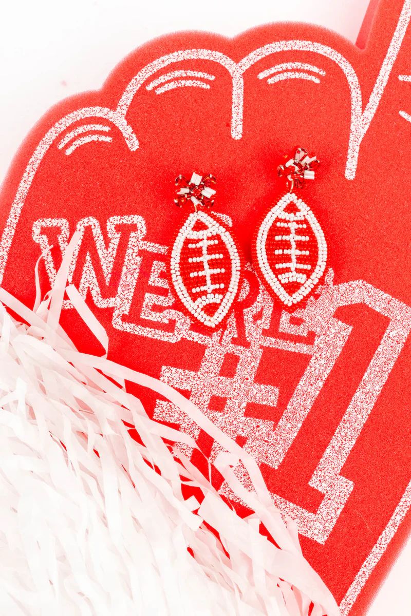 Having A Ball Earrings - Red | The Impeccable Pig