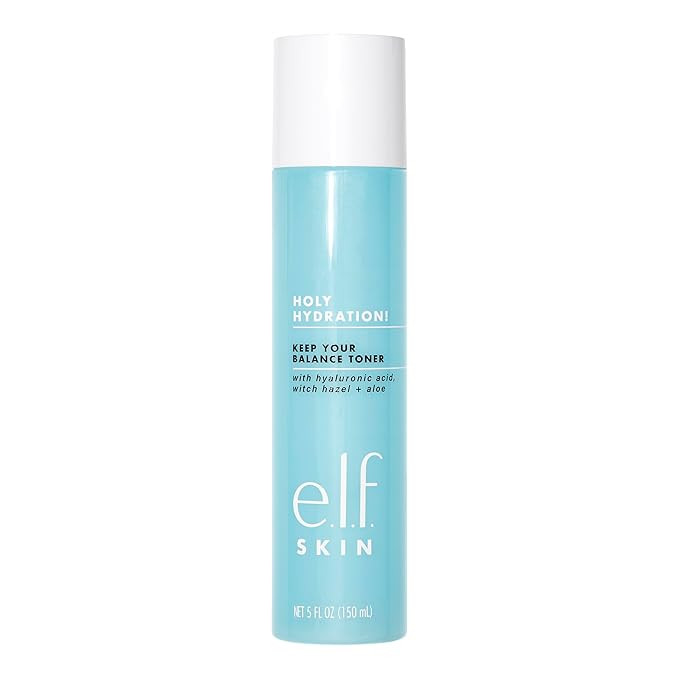 e.l.f. Keep Your Balance Toner, Gentle, Refreshing, Removes Makeup & Impurities, Hydrates, Cleans... | Amazon (US)