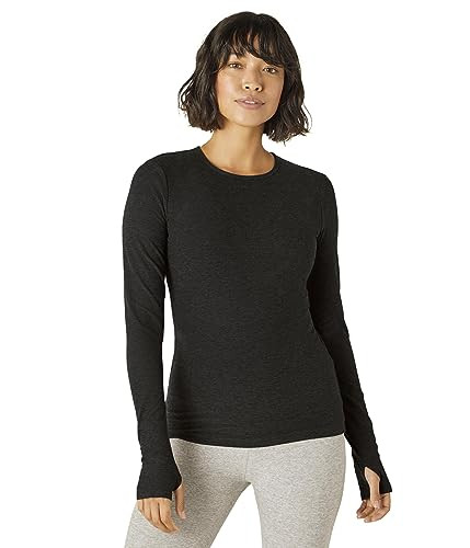 Beyond Yoga Womens Spacedye Classic Crew Pullover Darkest Night XS One Size | Amazon (US)