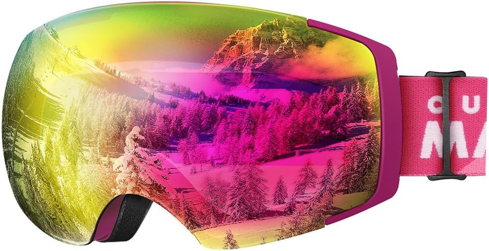 OutdoorMaster Ski Goggles PRO - Frameless, Interchangeable Lens 100% UV400 Protection Snow Goggle... | Amazon (US)
