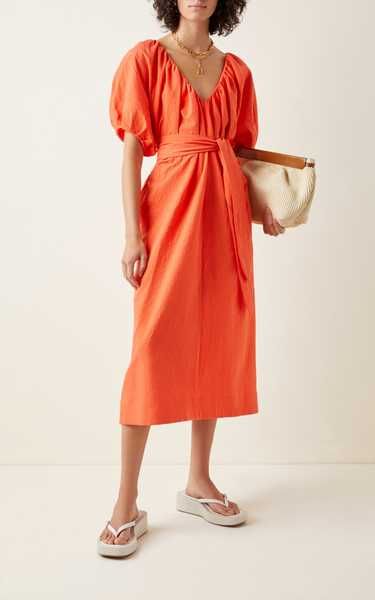 Alora Woven-Cotton Midi Dress | Moda Operandi (Global)