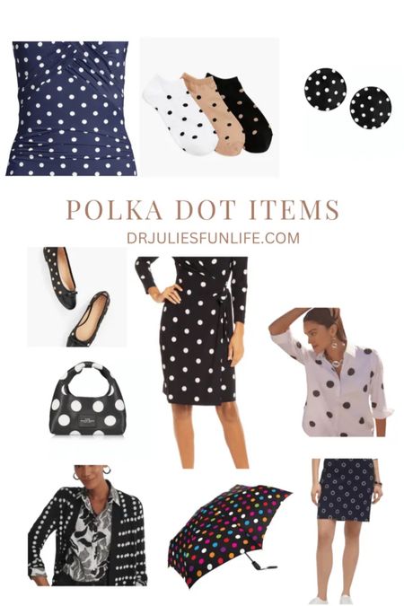 Did you know that this week, on January 22, National Polka Dot Day was celebrated!  How fun is that! Such a happy pattern! Here are 15 fun polka dot items for you to enjoy.  SHARE THIS POST with your friends who LOVE ❤️ POLKA DOTS like I do! 🥰

#polkadots #blackandwhiteoutfit
#funclothing #ltkseasonal


#LTKfindsunder50 #LTKGiftGuide #LTKMostLoved