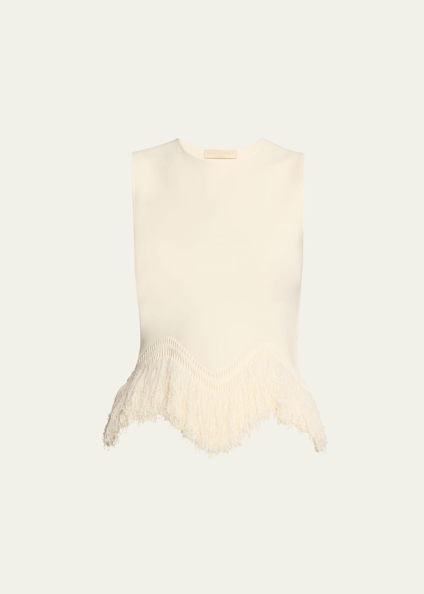 Ulla Johnson Koa Fringe-Hem Sleeveless Top | Bergdorf Goodman