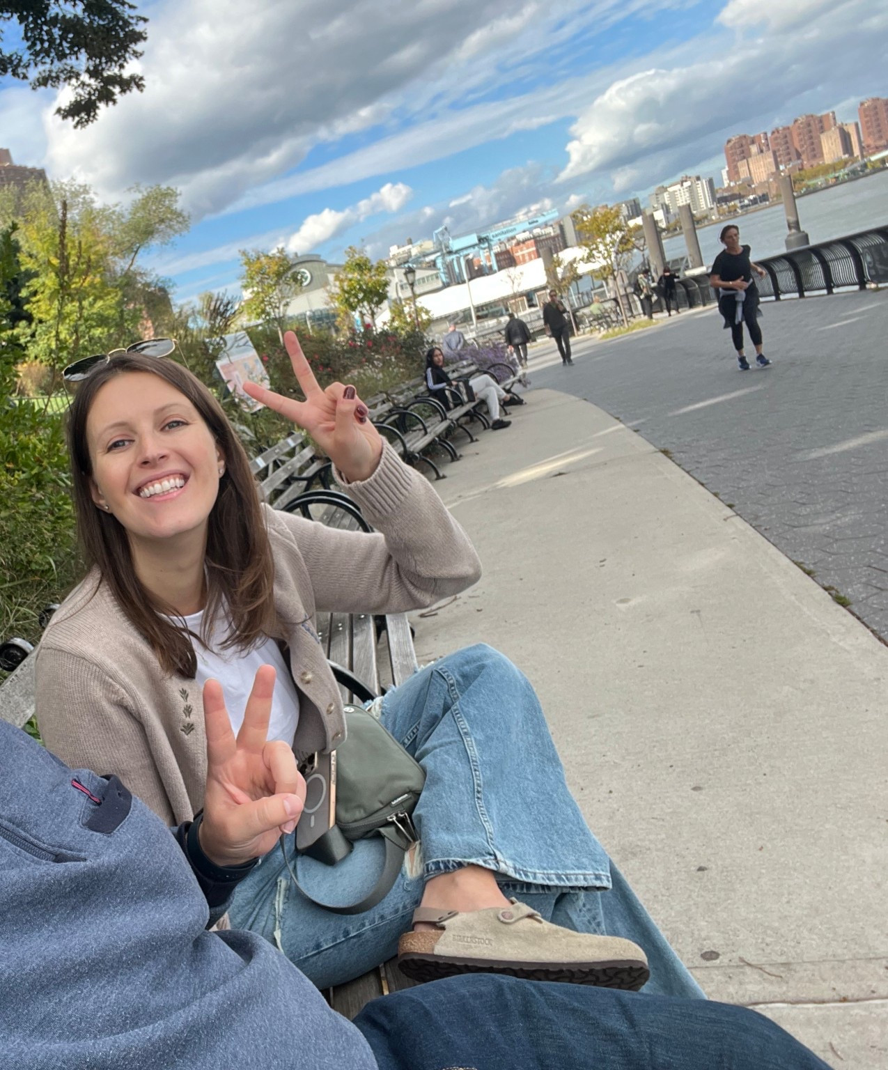 Love pairing a cardigan with the classic skimming tee basic from A&F + my new ripped jeans from Free People! This is my first time trying Free People denim and I like them! Fit is definitely different from #AbercrombieDenim since they don’t have a “curvy” collection . I sized up to a 28 from 27 in this style. Overall a loose fit but like how they hug my waist & butt so it’s not too baggy up top. 

Fall Outfits | Style Over 30 | Basics | October Outfit Inspo | Fall OOTD 

#LTKSaleAlert #LTKStyleTip #LTKSeasonal