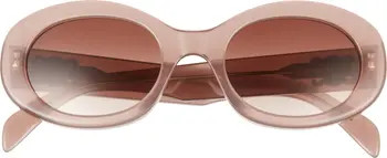 Triomphe 52mm Oval Sunglasses | Nordstrom