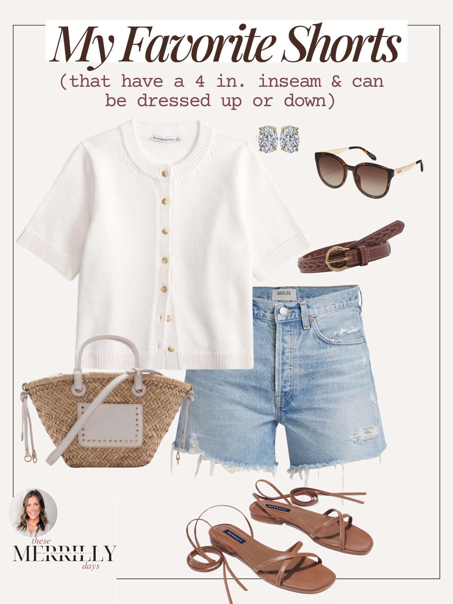 My favorite denim shorts that have a 4 inch inseam, go with everything and are actually comfortable! I’m 5’6” and wear a 25-26 

#LTKSpringSale #LTKStyleTip #LTKFindsUnder100