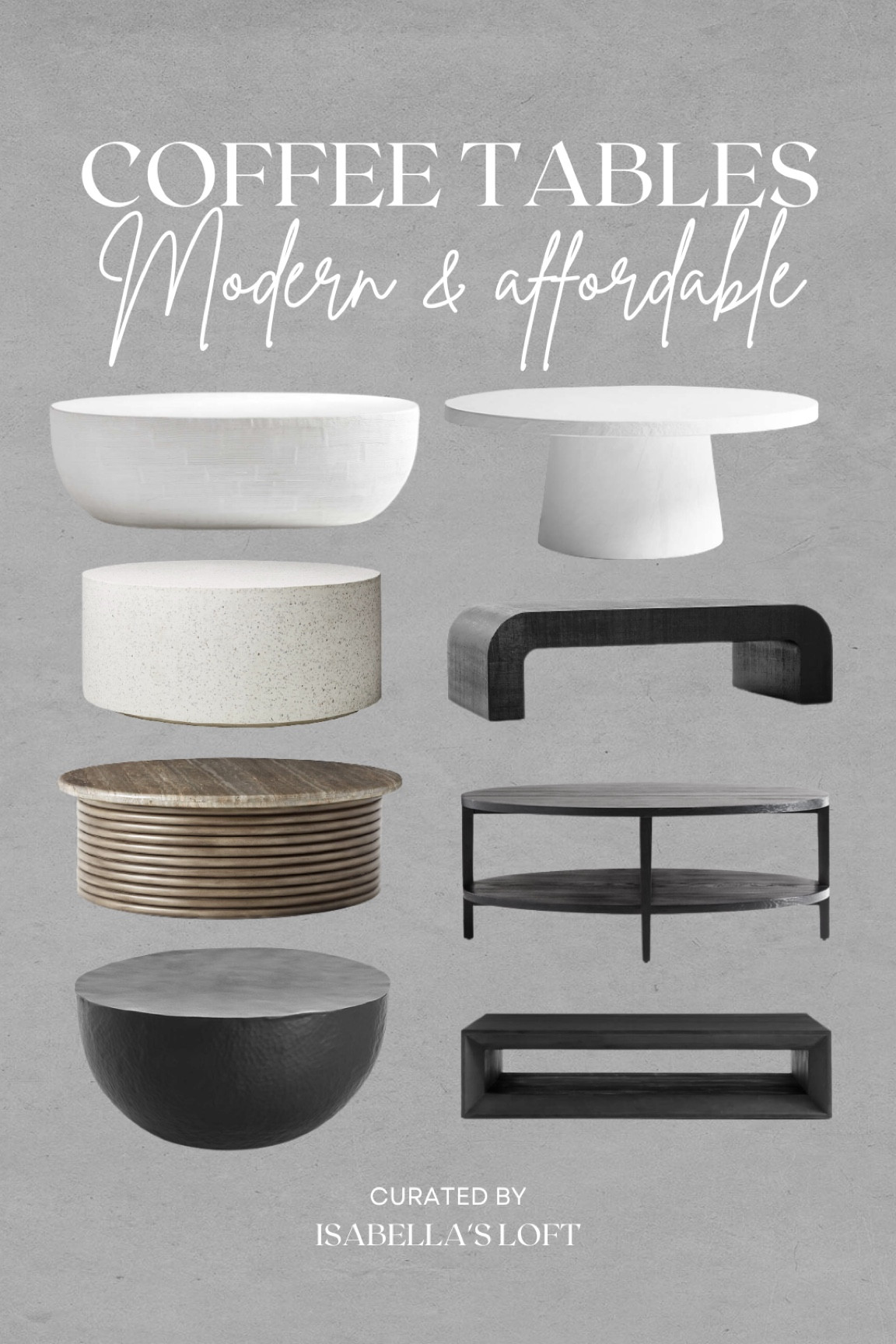 Coffee Tables Modern & Affordable

Media Console, Living Home Furniture, Bedroom Furniture, stand, cane bed, cane furniture, floor mirror, arched mirror, cabinet, home decor, modern decor, mid century modern, kitchen pendant lighting, unique lighting, Console Table, Restoration Hardware Inspired, ceiling lighting, black light, brass decor, black furniture, modern glam, entryway, living room, kitchen, bar stools, throw pillows, wall decor, accent chair, dining room, home decor, rug, coffee table

#LTKhome #LTKfamily #LTKFind