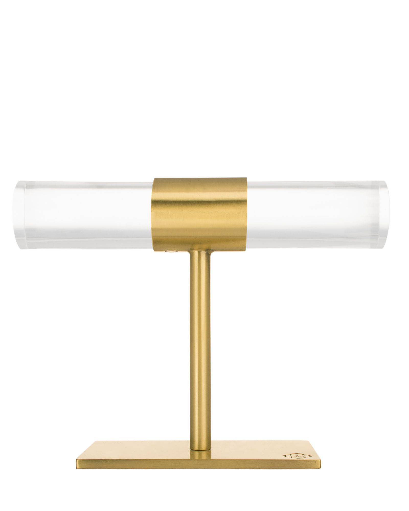 Acrylic T-Bar Jewelry Stand in Brass | Kendra Scott Home | Kendra Scott