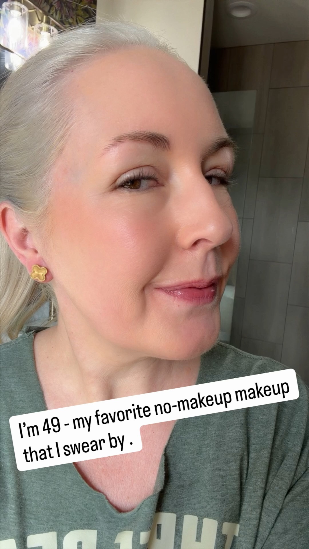 I'm 49 - mom to 3 grown kids, and grandmother to 3. Here is my no-makeup makeup I use daily just to feel fresh and vibrant. 

 #LTKmorningroutine #LTKselfcare #LTKBeauty
