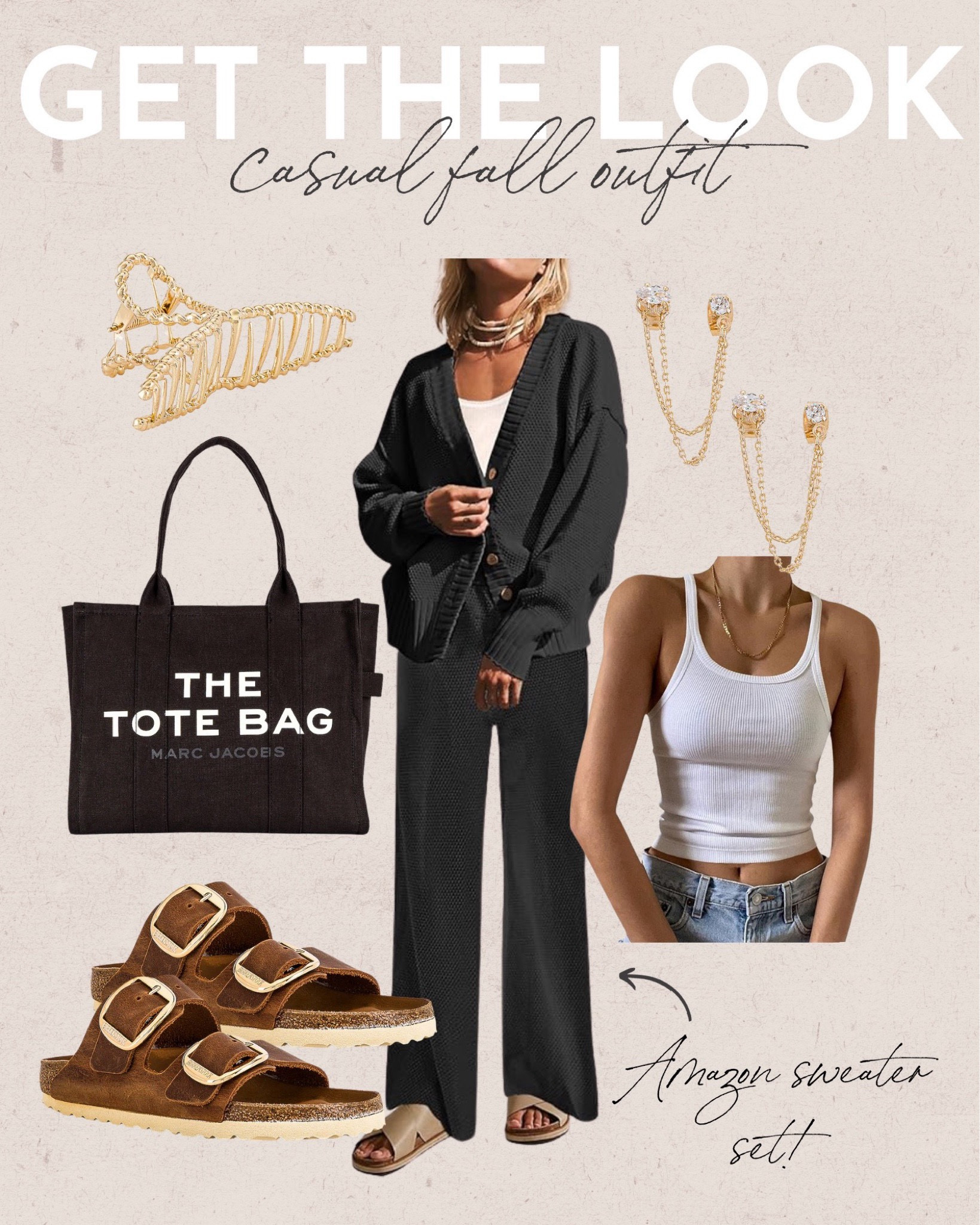 Get the Look: Casual Fall Outfit 

fall outfit inspo, get the look, fall fashion, amazon set, sweater set, casual fall look, birkenstocks, amazon basics 

#LTKFindsUnder50 #LTKSeasonal #LTKStyleTip