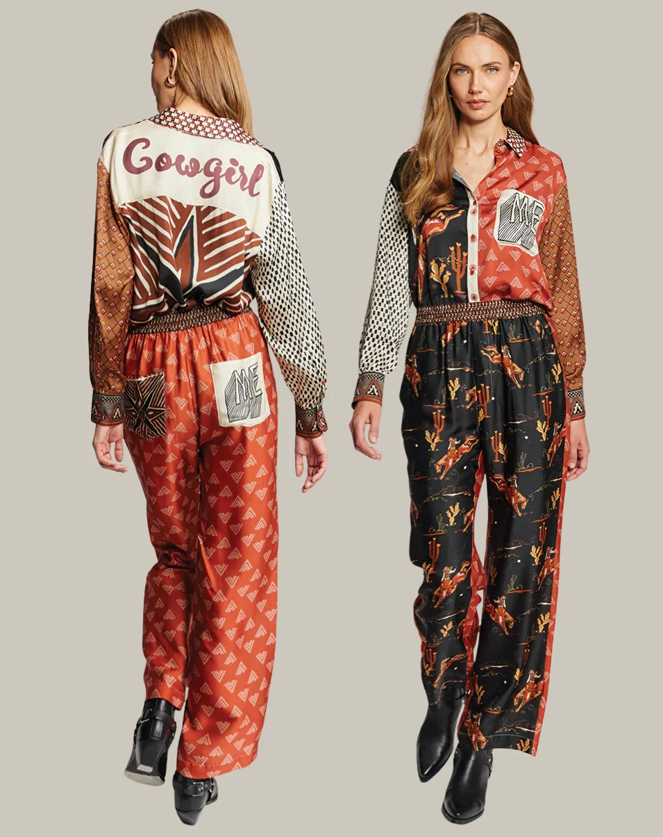 Bailey Straight Leg Printed Pant | Shop.app