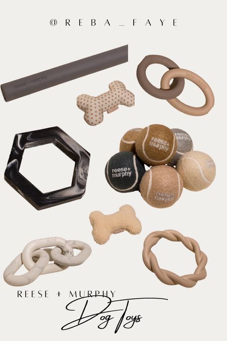 Dog toys that are aesthetically pleasing in the house! 🤎🖤

#dogtoys #neutrals 