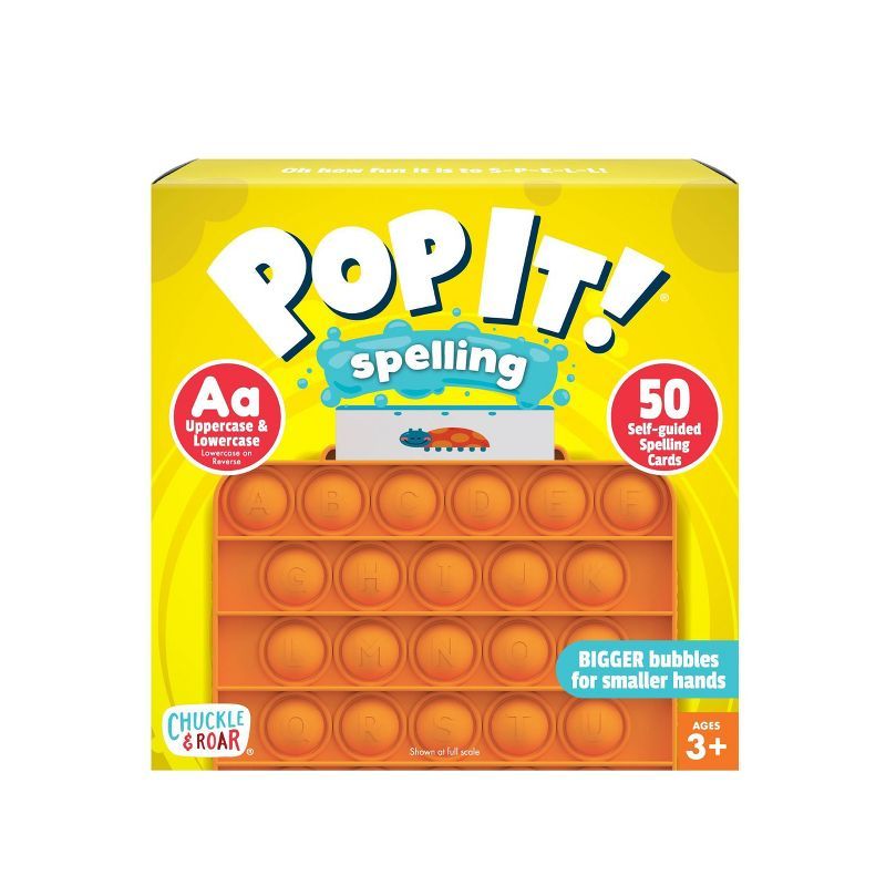 Chuckle & Roar Pop It Learning Spelling Fidget and Sensory Toy | Target