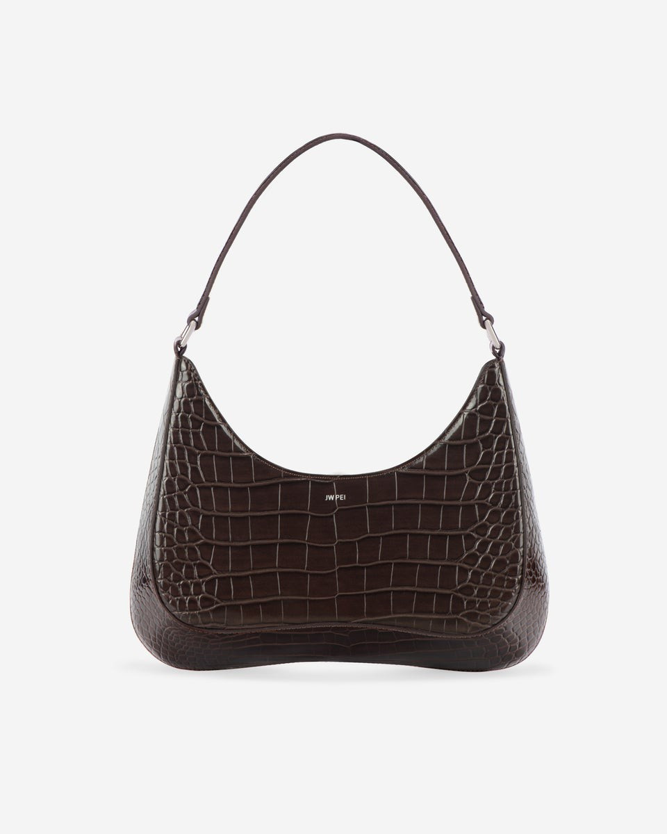 Ruby Shoulder Bag - Nutella Croc | JW PEI US