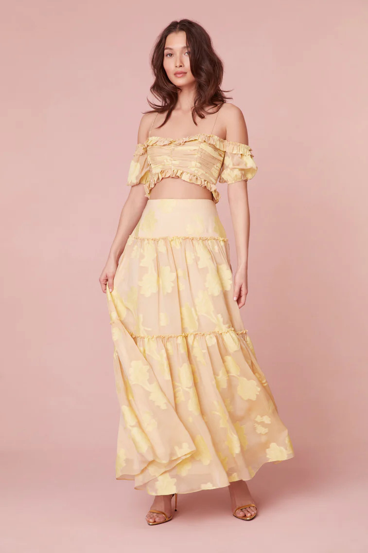 Banti Floral Maxi Skirt | LoveShackFancy