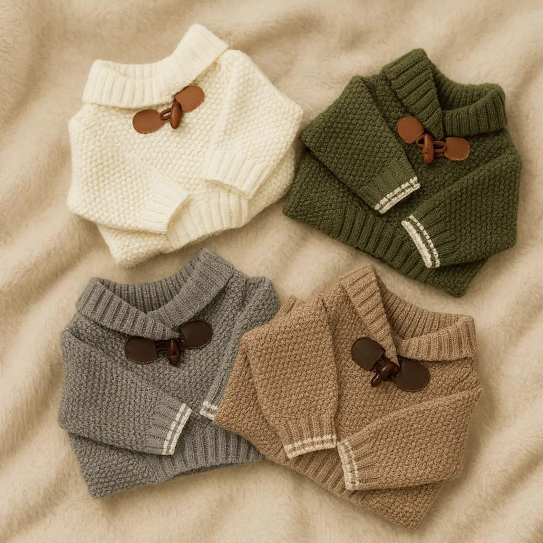 Knitted Dog Sweater, Classic Winter Pet Clothes, Warm Pullover Outfit for Small Dogs & Cats, Cozy... | Etsy (US)