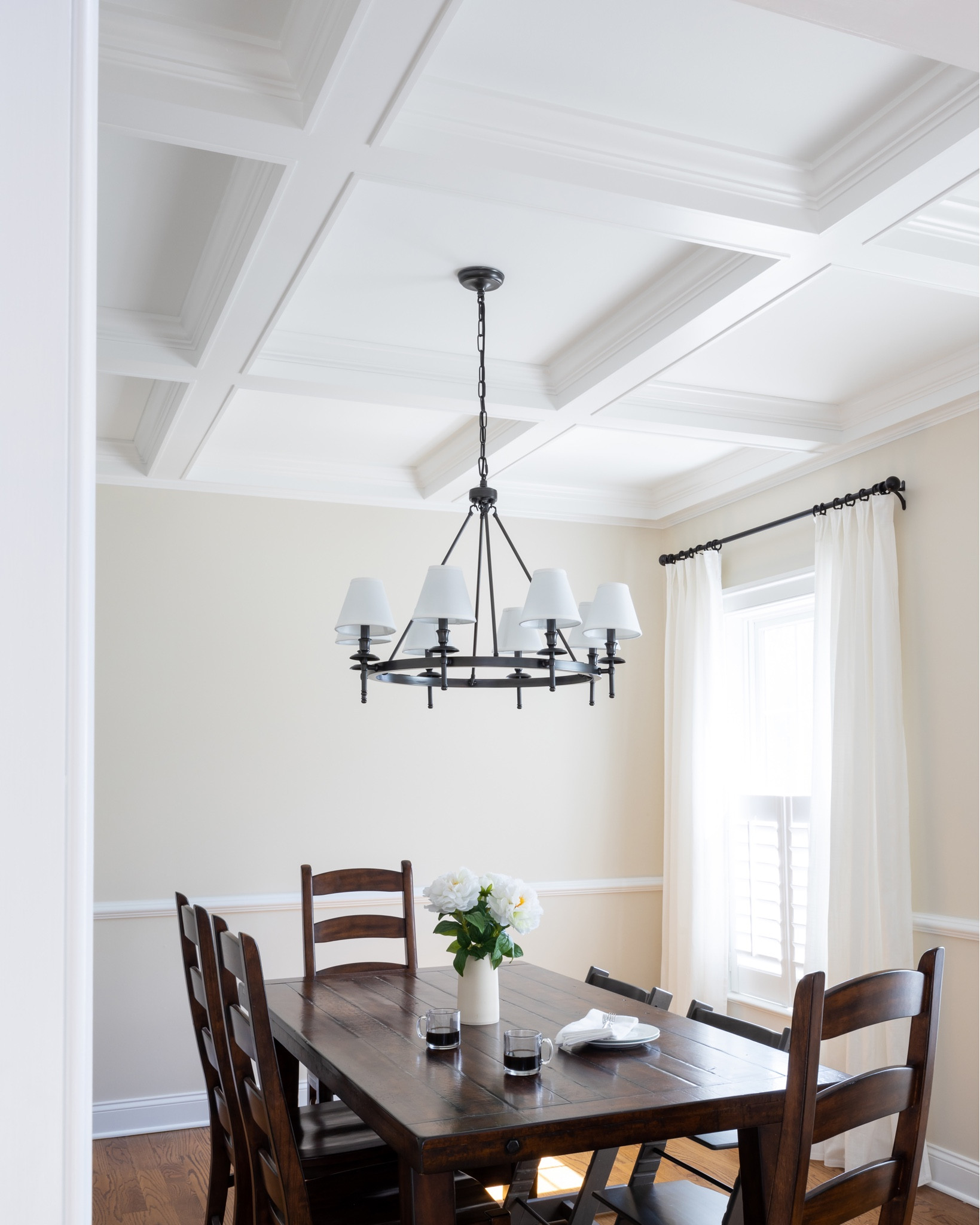 I changed the look of our dining room light fixture with one simple update: adding these fabric shades from Amazon!  An inexpensive way to give your space a refresh! 

#LTKhome