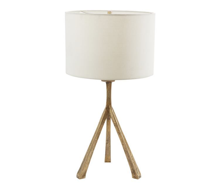 Easton Forged-Iron Tripod Table Lamp | Pottery Barn (US)